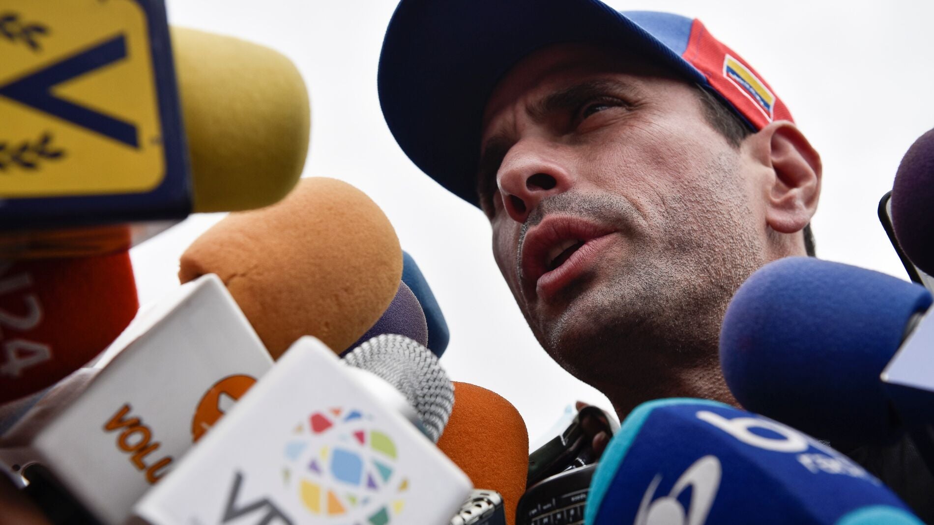 Henrique Capriles ante la prensa