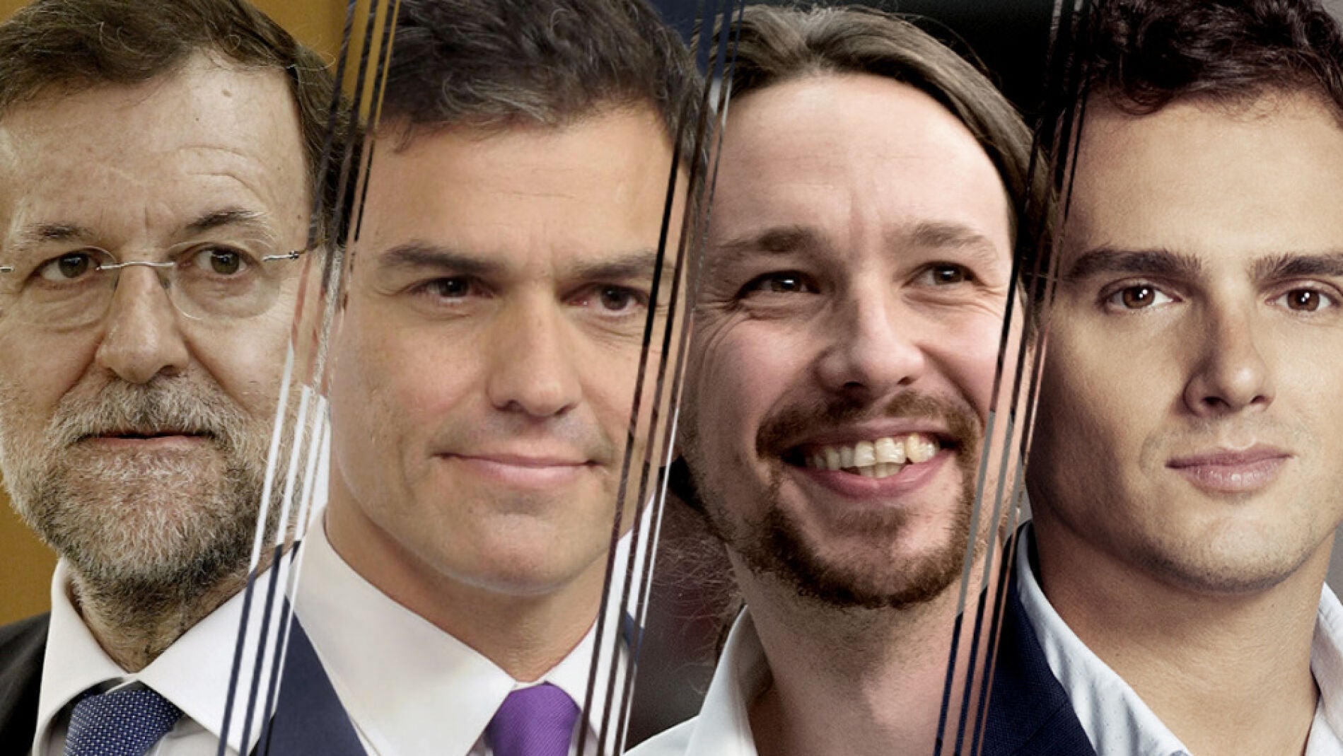 Rajoy, S&aacute;nchez, Iglesias y Rivera