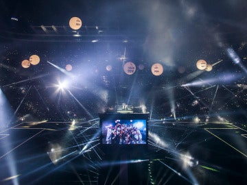 La fiesta en el Santiago Bernabéu