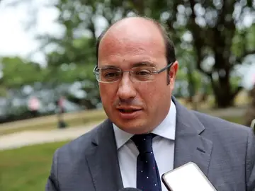 El presidente de la región de Murcia, Pedro Antonio Sánchez El presidente de la región de Murcia, Pedro Antonio Sánchez