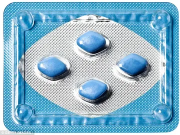 Píldoras azules de Viagra. Píldoras azules de Viagra.