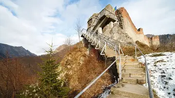 Castillo de Bran en Rumania donde nunca vivió el conde Drácula. Castillo de Bran en Rumania donde nunca vivió el conde Drácula.