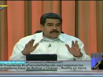 Frame 24.034569 de: Maduro anuncia que emprenderá acciones judiciales por la "guerra psicológica" de los medios españoles Frame 24.034569 de: Maduro anuncia que emprenderá acciones judiciales por la "guerra psicológica" de los medios españoles