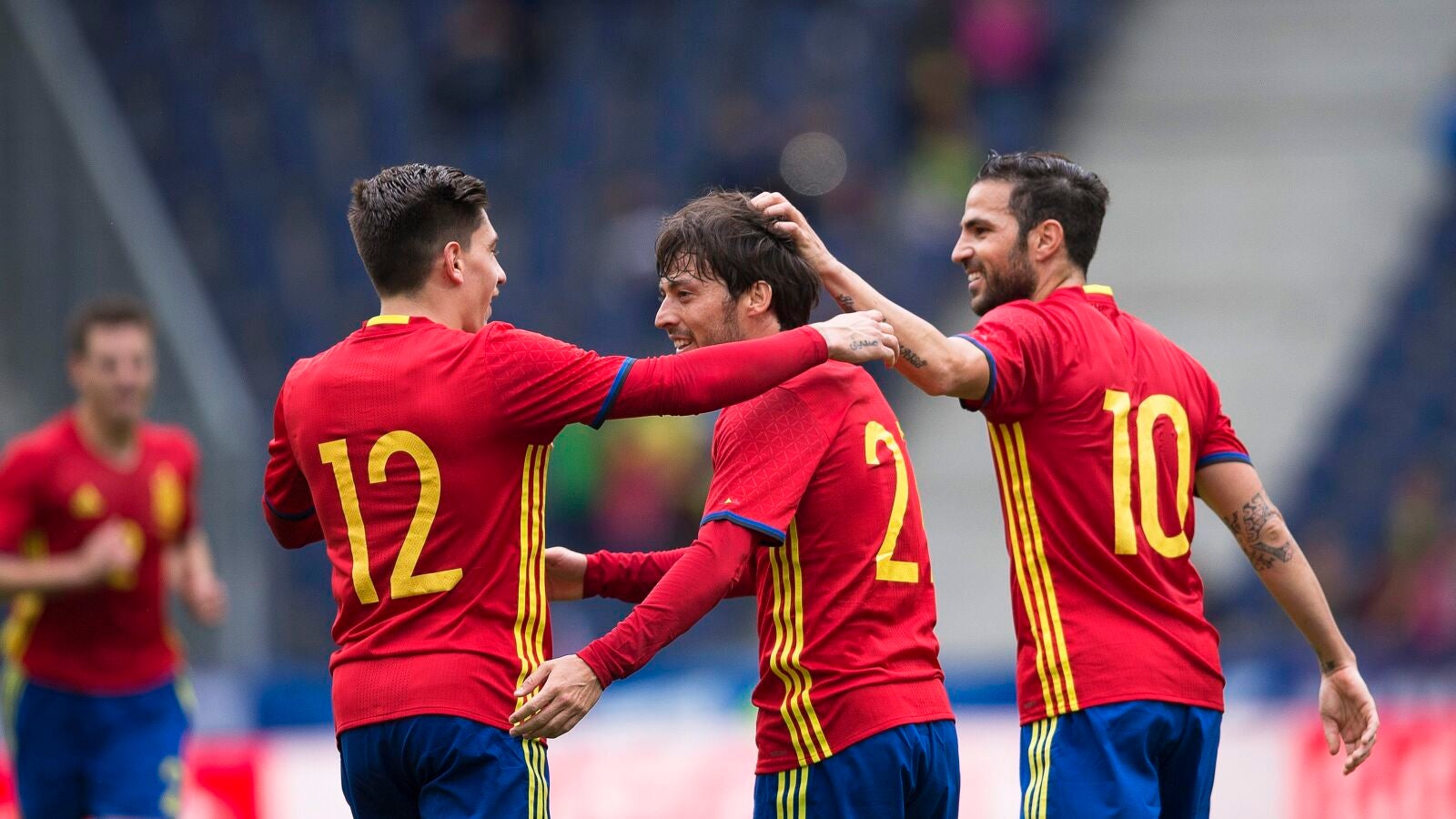 Nolito y Morata marcan la goleada de España ante Corea del Sur