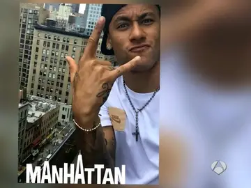 Neymar de vacaciones en New York Neymar de vacaciones en New York