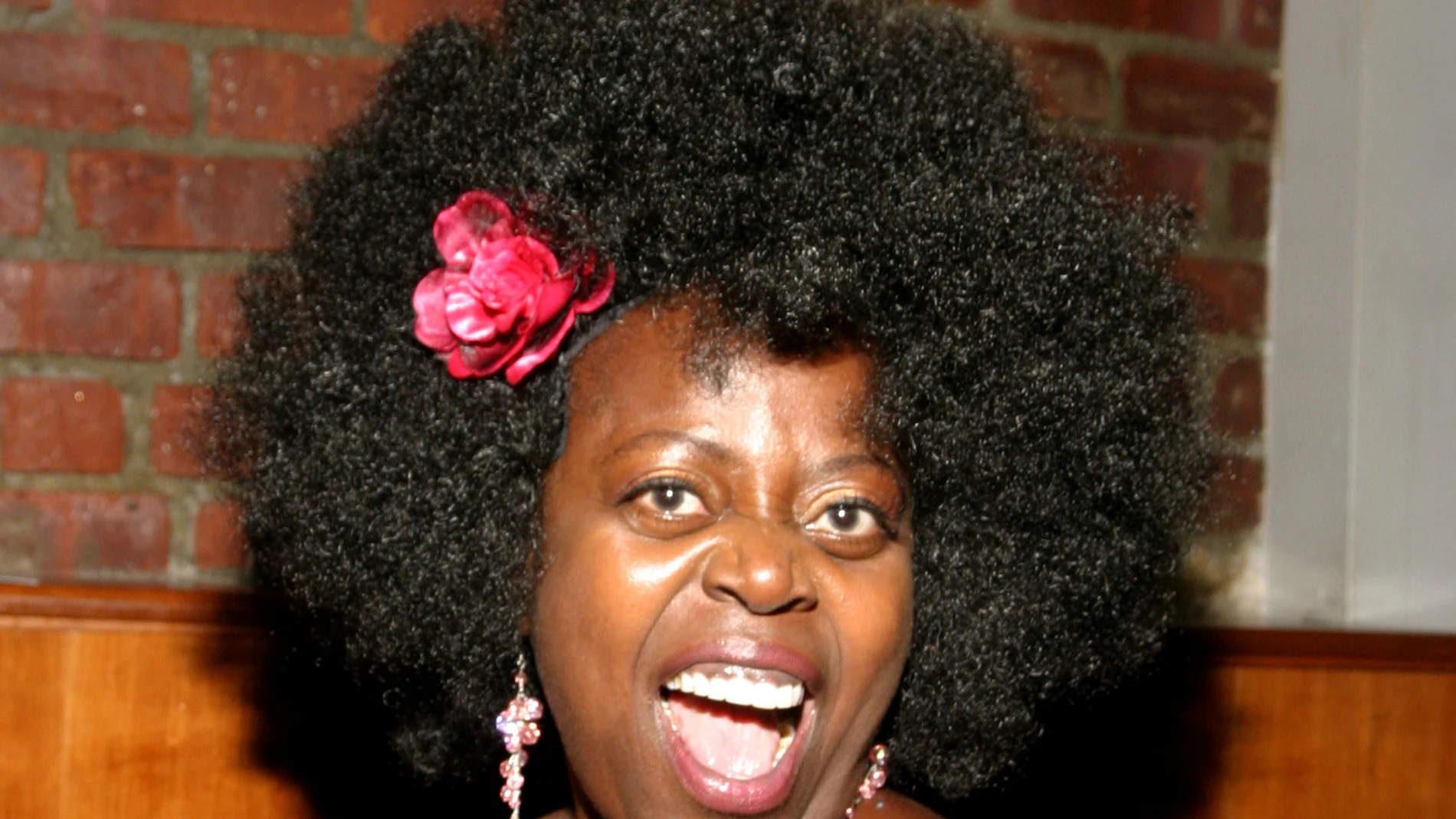 Una mujer con el pelo 'afro' Una mujer con el pelo 'afro'