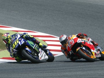 Márquez puja con Rossi en Cataluña