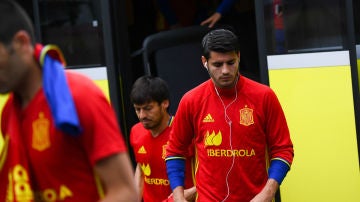 Morata, concentrado con España