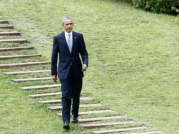 El presidente estadounidense Barack Obama El presidente estadounidense Barack Obama