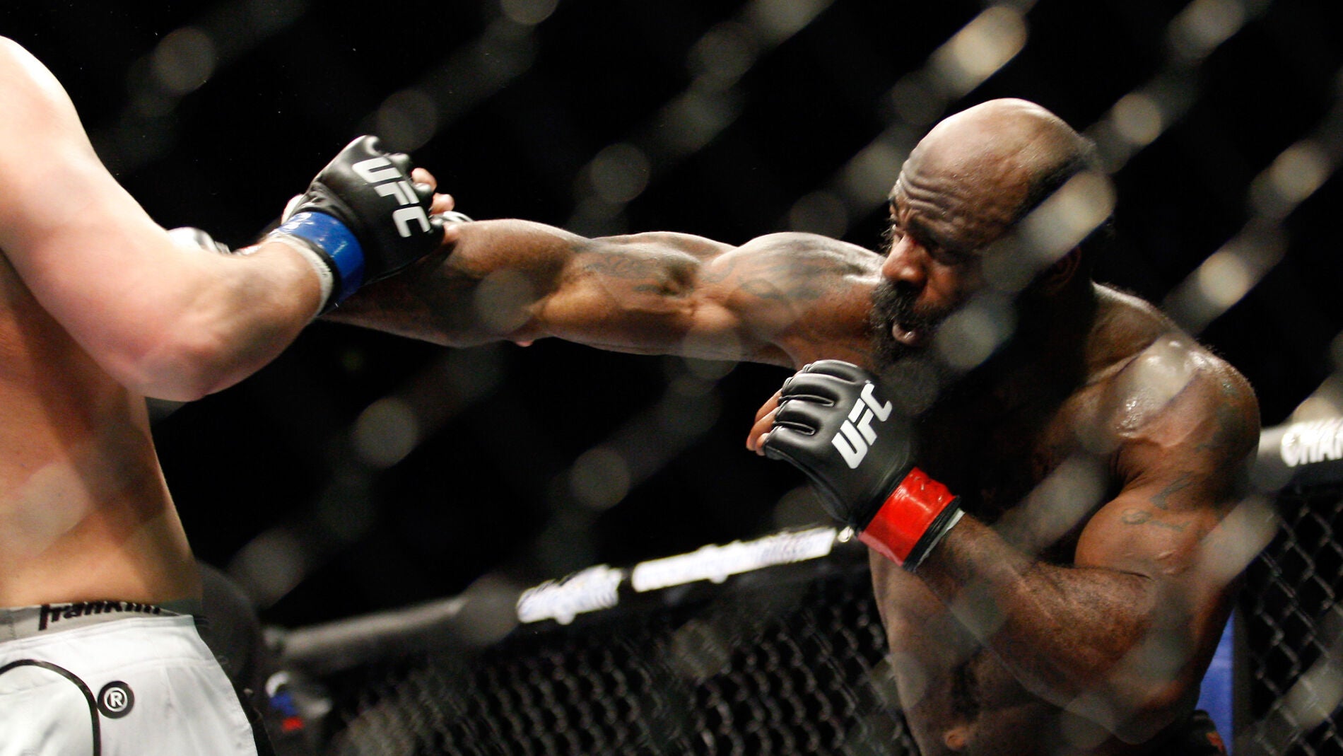 Kimbo Slice, durante una pelea de la UFC
