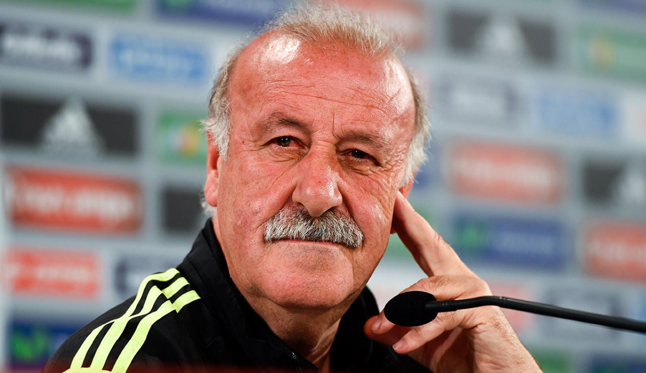 Vicente del Bosque en diálogo con la prensa deportiva Vicente del Bosque en diálogo con la prensa deportiva