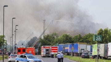 Incendio en el centro de refugiados de Düsseldorf