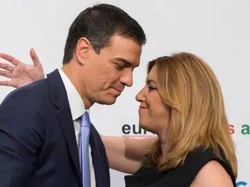 Susana Díaz y Pedro Sánchez Susana Díaz y Pedro Sánchez