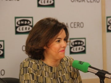 Soraya Sáenz de Santamaría en Onda Cero