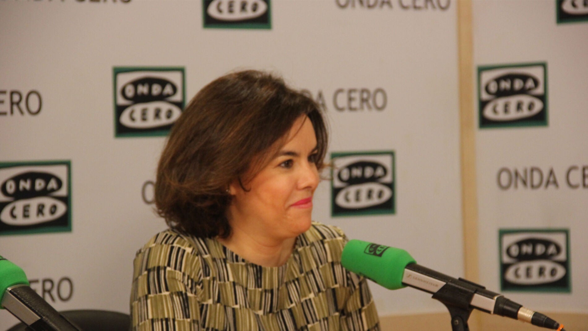 Soraya S&aacute;enz de Santamar&iacute;a en Onda Cero