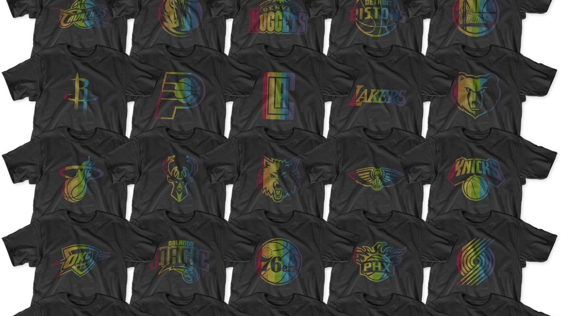 Las camisetas del mes del orgullo gay de la NBA