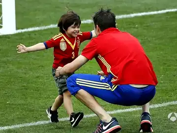 Gerard Piqué, junto a su hijo Gerard Piqué, junto a su hijo