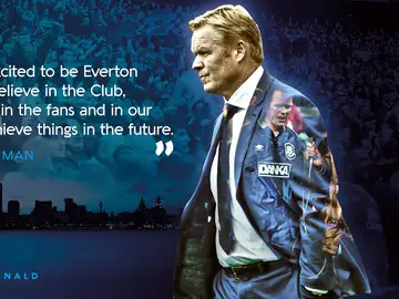 Ronald Koeman, nuevo entrenador del Everton Ronald Koeman, nuevo entrenador del Everton