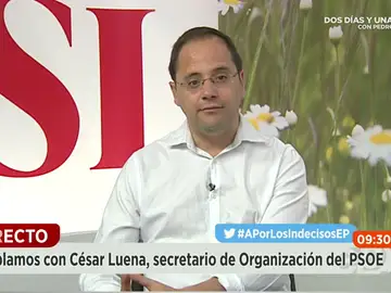 César Luena en Espejo Público César Luena en Espejo Público