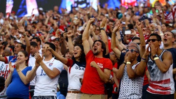 Aficionados durante la Copa América 2016