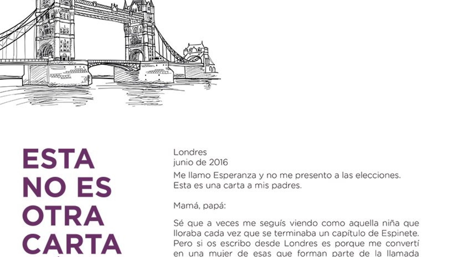 Carta de Podemos a los electores