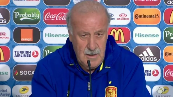 Vicente del Bosque, en rueda de prensa