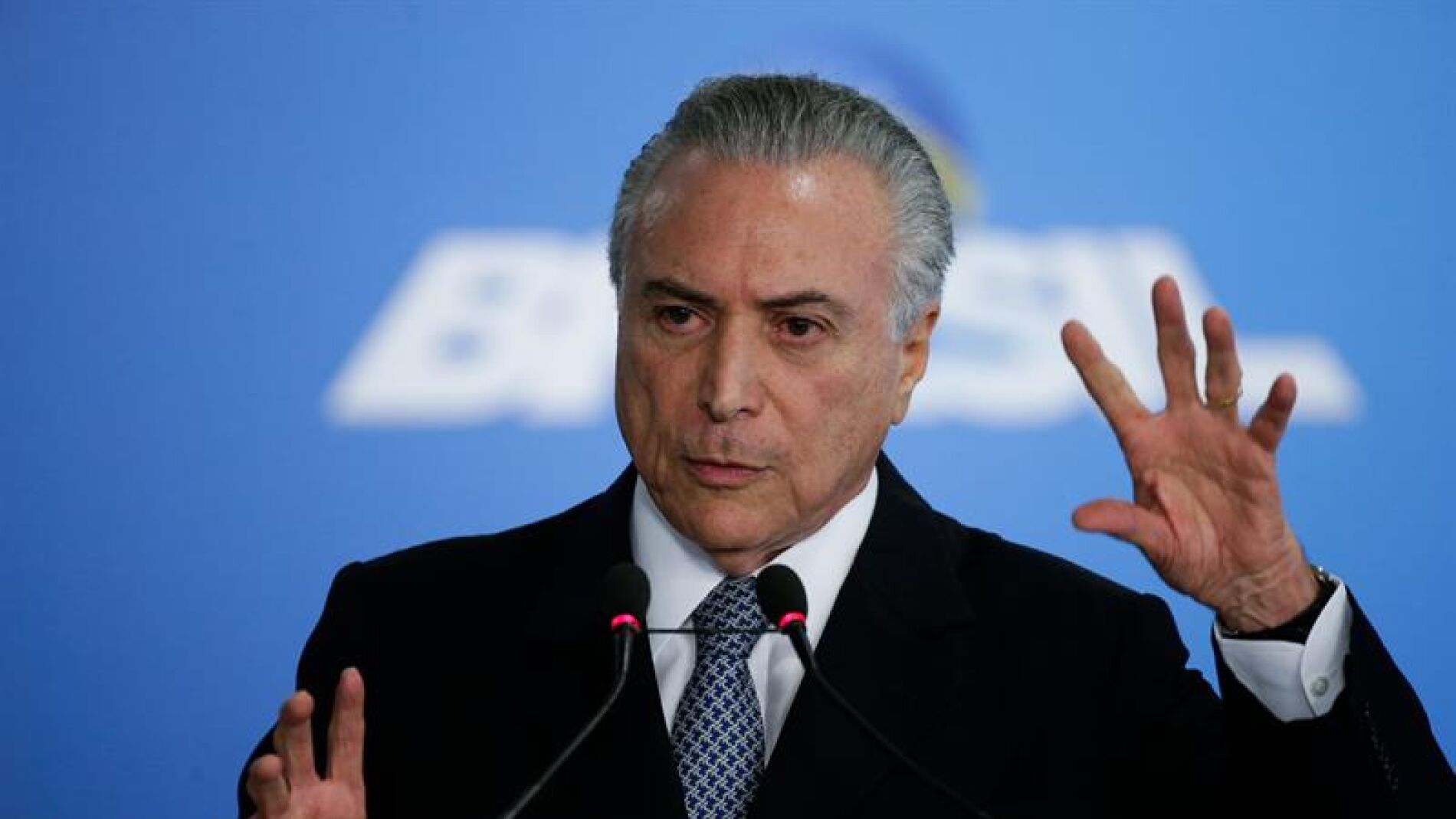 El presidente de Brasil, Michel Temer.