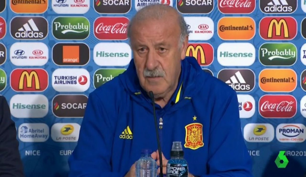 Vicente del Bosque, en rueda de prensa Vicente del Bosque, en rueda de prensa