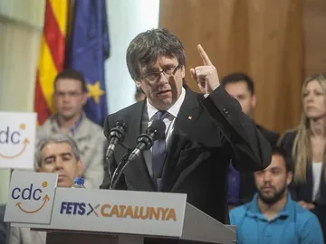 El presidente de la Generalitat, Carles Puigdemont El presidente de la Generalitat, Carles Puigdemont