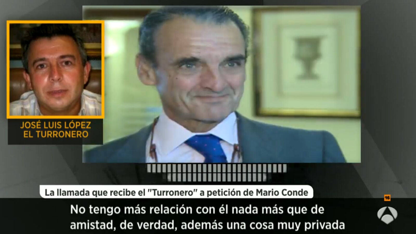 Conde llamó desde prisión al 