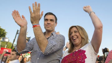 Pedro Sánchez y Susana Díaz