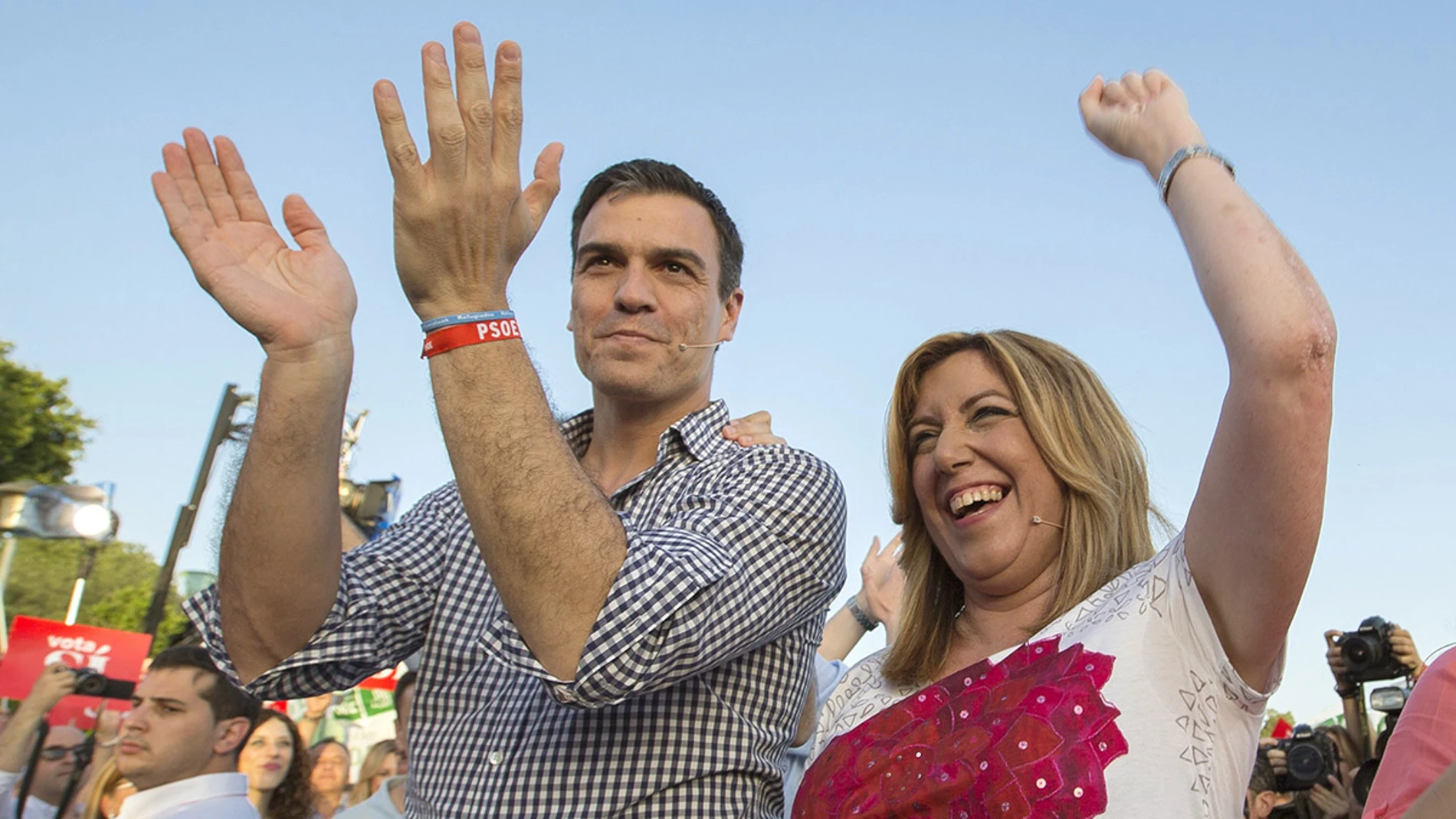 Pedro Sánchez y Susana Díaz Pedro Sánchez y Susana Díaz
