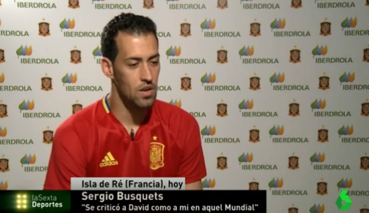 Sergio Busquets, en la concentración de la Selección Sergio Busquets, en la concentración de la Selección