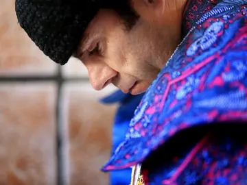 El diestro José Tomás se prepara par salir al ruedo, antes del festejo taurino de la festividad de San Juan El diestro José Tomás se prepara par salir al ruedo, antes del festejo taurino de la festividad de San Juan