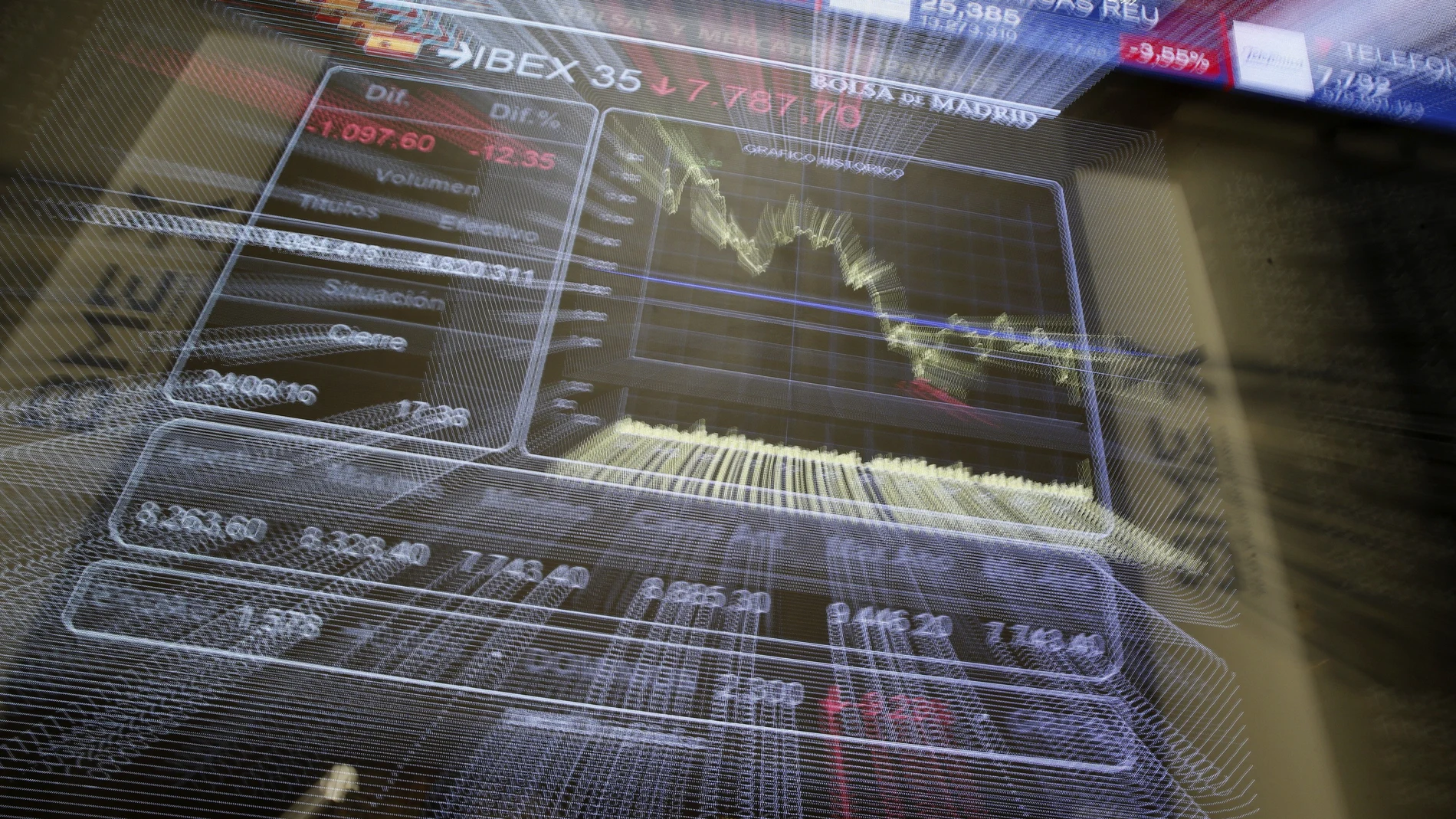 Fuertes pérdidas en las bolsas Fuertes pérdidas en las bolsas