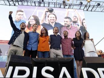 Cierre de la campaña electoral de Unidos Podemos