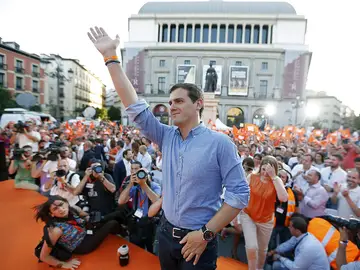 Albert Rivera cierra campaña en Madrid Albert Rivera cierra campaña en Madrid