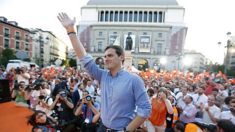 Albert Rivera cierra campa&ntilde;a en Madrid