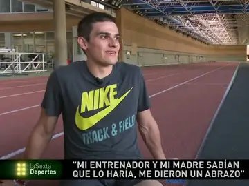 Bruno Hortelano, el nuevo plusmarquista nacional de 100 metros Bruno Hortelano, el nuevo plusmarquista nacional de 100 metros