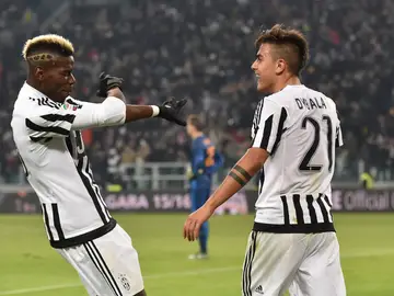 Pogba, junto a Dybala Pogba, junto a Dybala