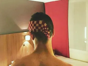 Perisic y su patriótico look Perisic y su patriótico look