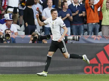 Draxler celebra un gol con Alemania Draxler celebra un gol con Alemania