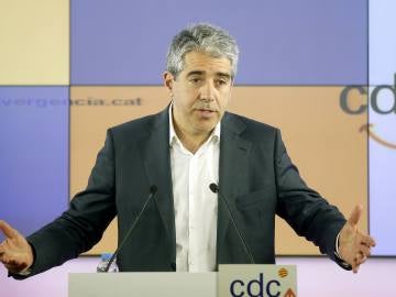 El cabeza de lista de CDC por Barcelona a las elecciones generales, Francesc Homs