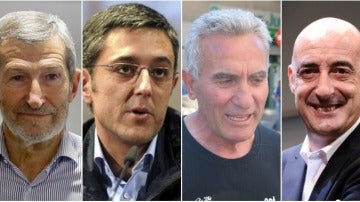 Julio Rodríguez, Eduardo Medina, Diego Cañamero y 'Felisuco'