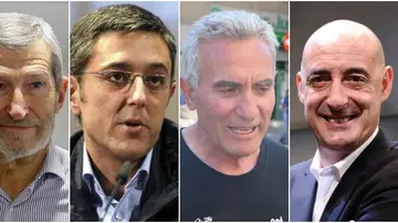 Julio Rodríguez, Eduardo Medina, Diego Cañamero y 'Felisuco' Julio Rodríguez, Eduardo Medina, Diego Cañamero y 'Felisuco'