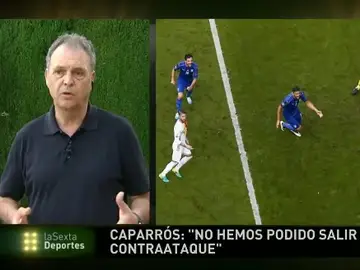 Joaquín Caparros, en laSexta Deportes Joaquín Caparros, en laSexta Deportes