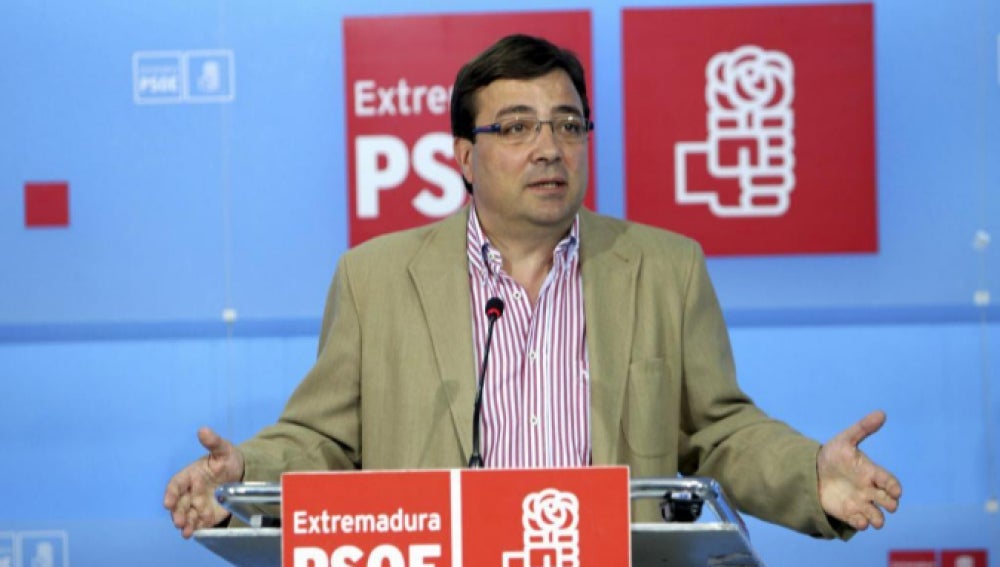 Guillermo Fernández Vara, secretario general del PSOE en Extremadura