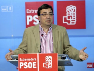 Guillermo Fernández Vara, secretario general del PSOE en Extremadura
