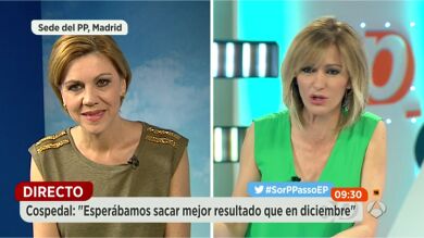 De Cospedal, sobre el veto a Rajoy de C's: 