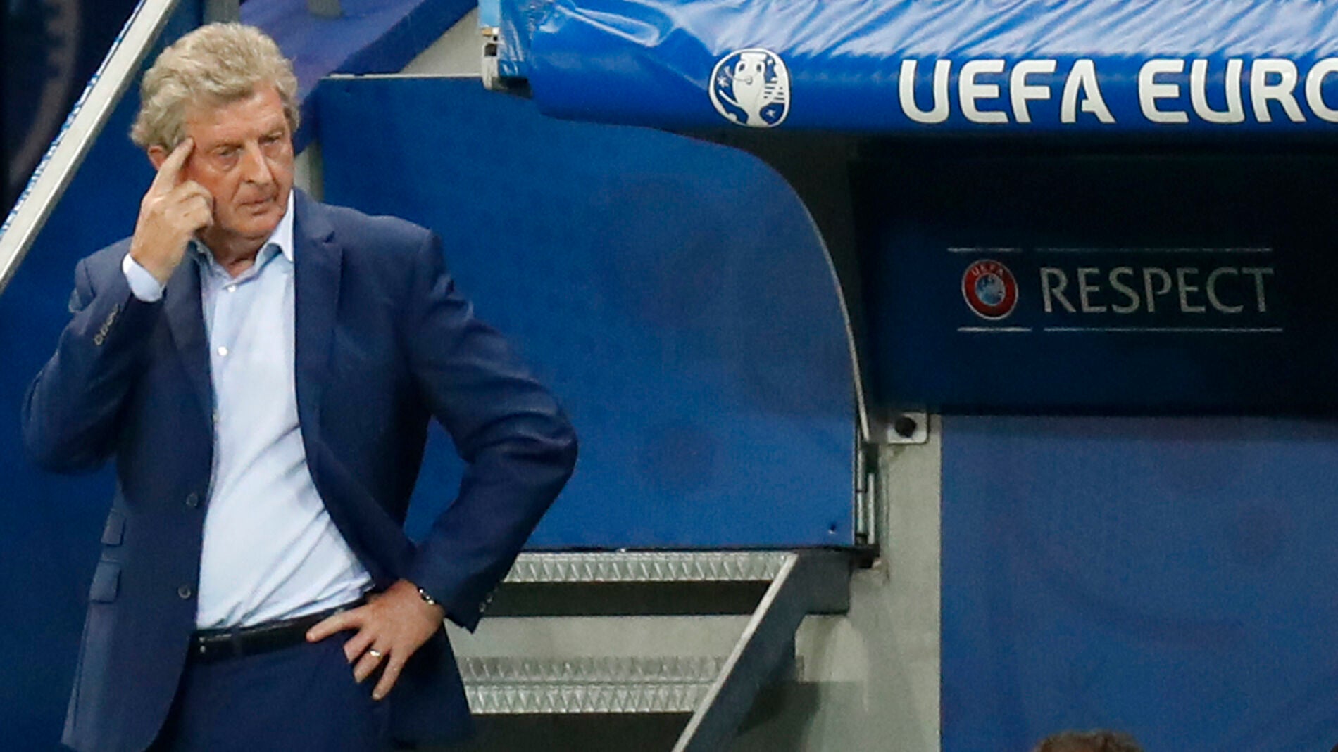 Roy Hodgson, en el partido ante Islandia